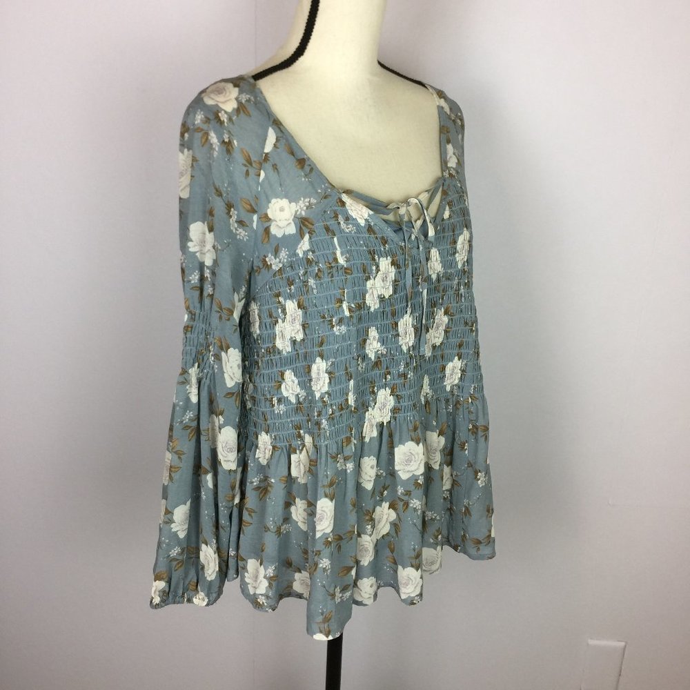 New!!! AMERICAN EAGLE Layer Blouse Top Long Sleeve - Picture 2 of 10